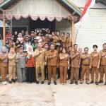 Ditengah Krisis Air dan Asap, Warga Marawan Lama Terima Bantuan Sembako dari Pemkab Barsel